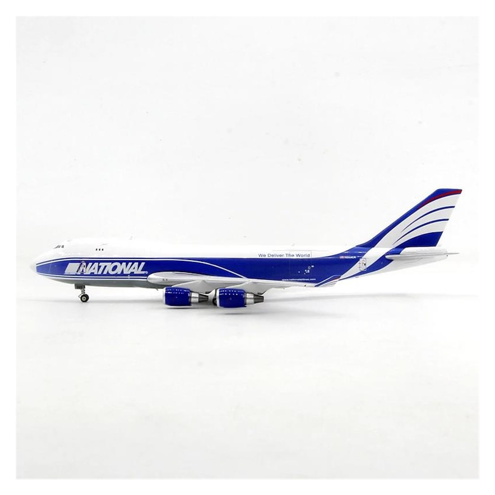 Amazon | 飛行機 模型 完成品 1 400 ナショナル航空ボーイング B747