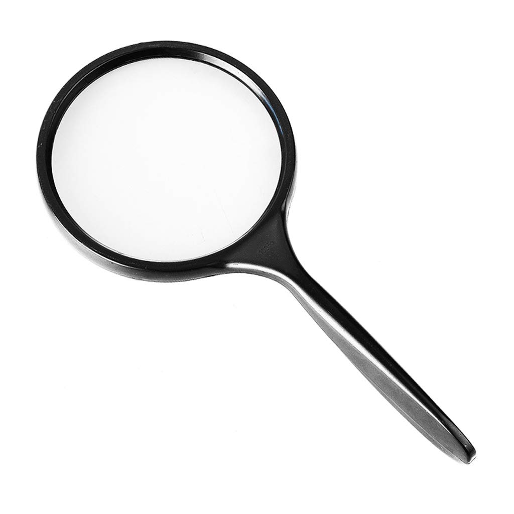 Lenti d'Ingrandimento, Lenti d'Ingrandimento per Hobby educativi, Lente d'Ingrandimento ad Alta Potenza 5X, Grande Lente d'Ingrandimento illuminata Senza distorsioni da 100 mm con Lente Ottica