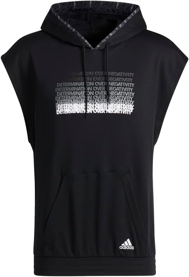 adidas mens Donovan Mitchell Shortsleeve Hoodie