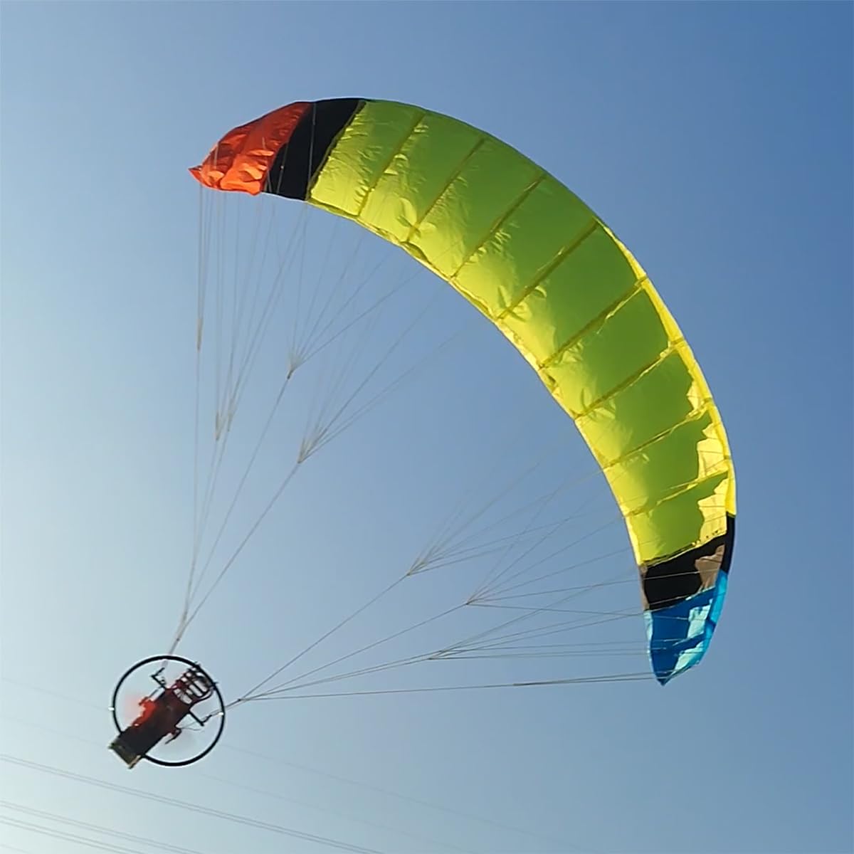 RC Parapendio 2,4 G GTS Mini Parapendio modello, parapendio ad alta velocità, apertura alare 1,5 m, nylon ombrello colore casuale – RTF