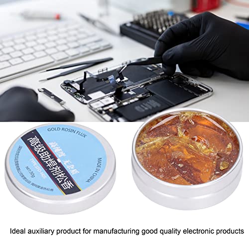 Image of Rosin Soldering Paste, High Purity Soldering Flux for Electronics Repair, Mobile Phone PCB Welding, Rosin Flux with Welding Equipment & Accessories