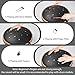 Steel Tongue Drum - 14 Inch 15 Note Tongue Drum - Hand Pan Drum with Music Book, Handpan Mallets and Carry Bag, C Major, Black