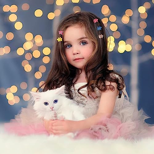 Image of Shining Diva Fashion 74-1220 Pcs Colorful Hair Bands, Hairpins, Ponytail Holders, Flower Clips, BB Clips, Bamboo Knots, Hair Extensions, Headbands for Girls Kids Baby Toddlers | A Box of Multipurpose Girls Hair Accessories Set | Birthday Gift for Girls