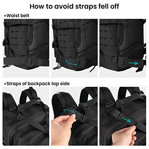Marmot Tactical Backpack Molle Backpack Military Bag Army 3 Day Assault Pack 40L Rucksack #TOP6