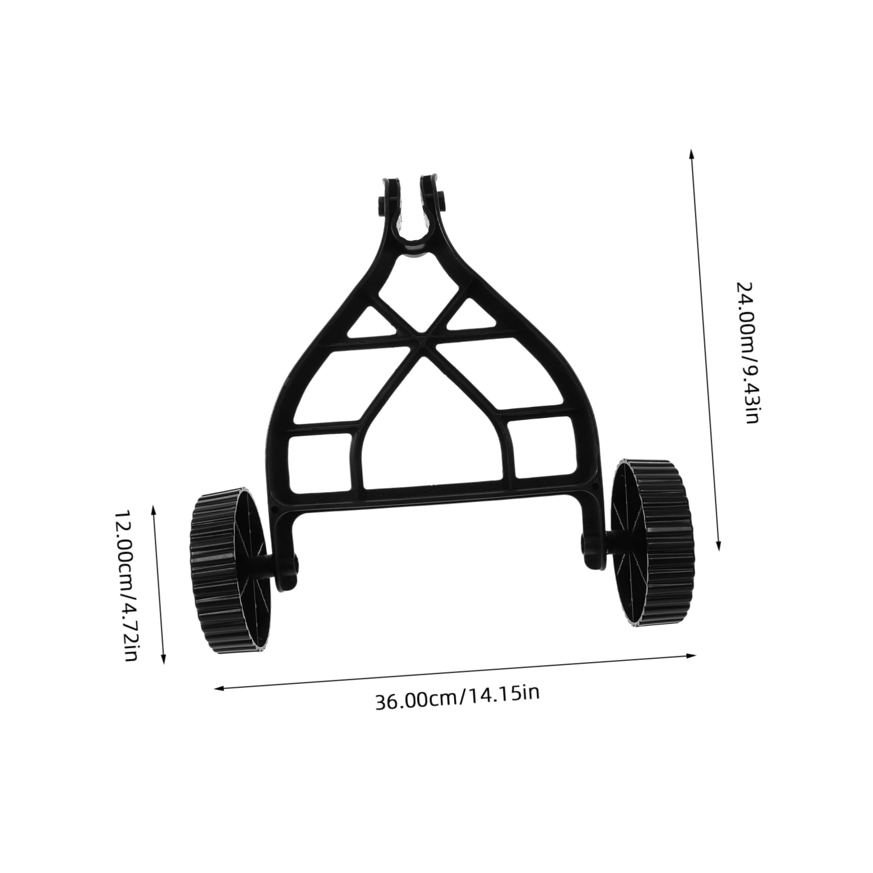 HAKIDZEL Universal Mower Wheel Support Lightweight for Garden Trimmers Brush Cutters Easy to Attach Use