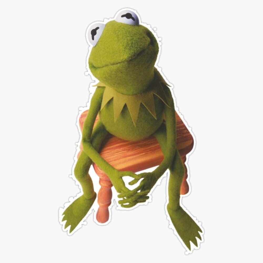 Amazon.com: Kermit The Tea Lizard Sticker Vinyl Bumper Sticker