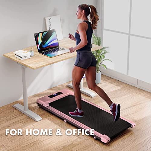 Image of Compact Walking Treadmill for Home Office - Portable Under Desk Jogging Machine, Slim Design, Ideal for Walking and Exercise, Easy to Use and Store