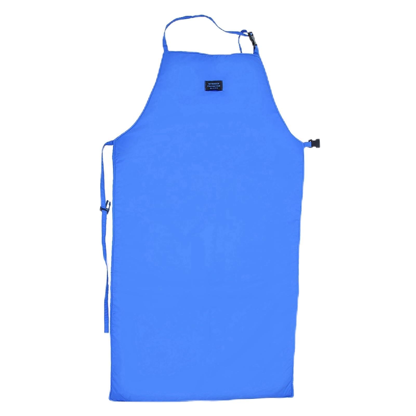 AstraLoom Sicherheits-CryO-Schürze, kryogene Ultra-Niedrigtemperatur-Schutzschürze für den Kühlschrankbetrieb, Kühlräume, Stickstoffschutz, blau, 90 x 70 cm, 100 x 65 cm, 110 x 70 cm