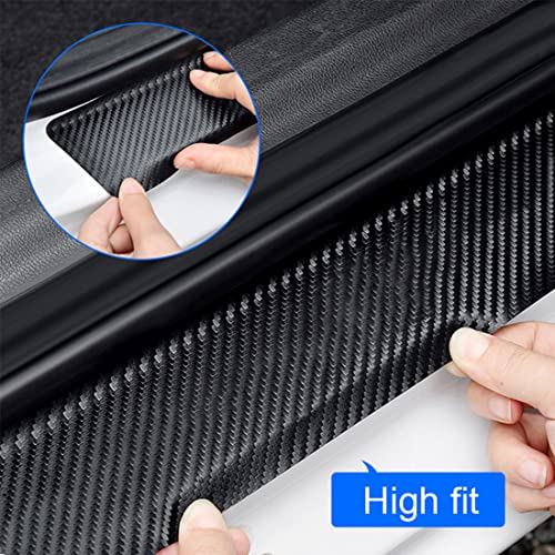 4D battitacco in Fibra di Carbonio Adesivo