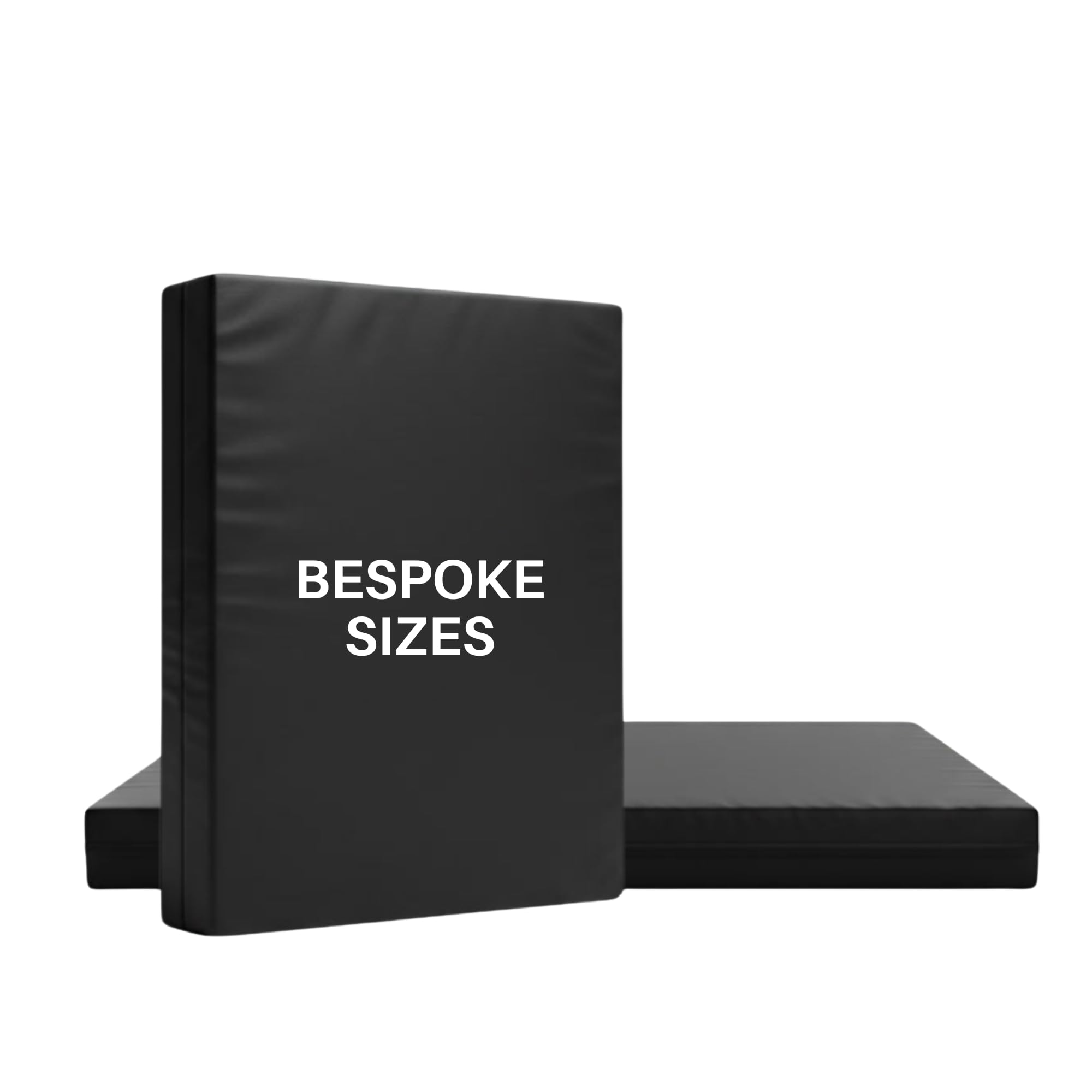 Custom Made Crash Mats Bespoke Gym Mats for Landing, Tumbling, Falling, Crashing Yoga Exercise Black, 10cm Thick