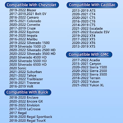 CF11966 Cabin Air Filter with Activated Carbon For Chevy Silverado 1500 2500 3500 HD Tahoe Colorado Cruze Equinox Impala Malibu Blazer Traverse & Buick Cadillac GMC 2016 2017 2018 2019 2020 2021 2022