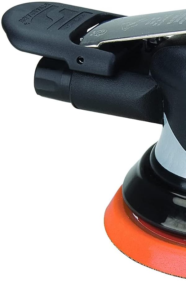 Dynabrade (56815) Dynorbital Supreme 5" (127 mm) Diameter Random Orbital Sander, Non-Vacuum | Proportionate 3/16" (5 mm) Diameter Orbit | 12000 RPM Pneumatic Motor by Dynabrade - Image 3
