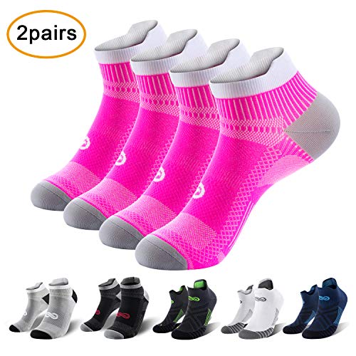 No Show Compression Socks for Men and Women, Low Cut Running Ankle Socks