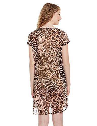 Image of oxolloxo Women's Polyester Midi a-line Regular Dress