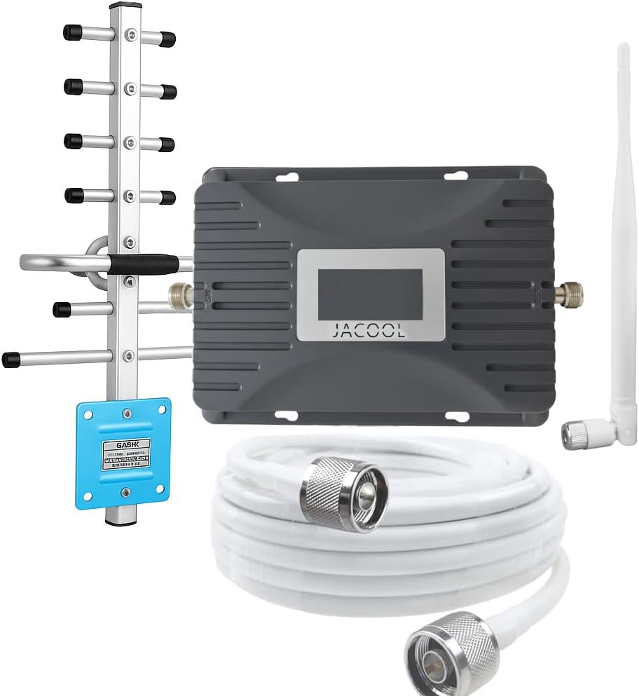 Cell Phone Booster for Home Band 13 700MHz for Verizon, 5G 4G LTE Phone Signal Booster Repeater Amplifier, 65dB Gain Up to 4000 Sq Ft