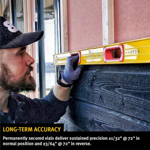 Image of STABILA Type 196 Heavy Duty Level Set, 48 inch and 16 inch, Cat. Number 37816