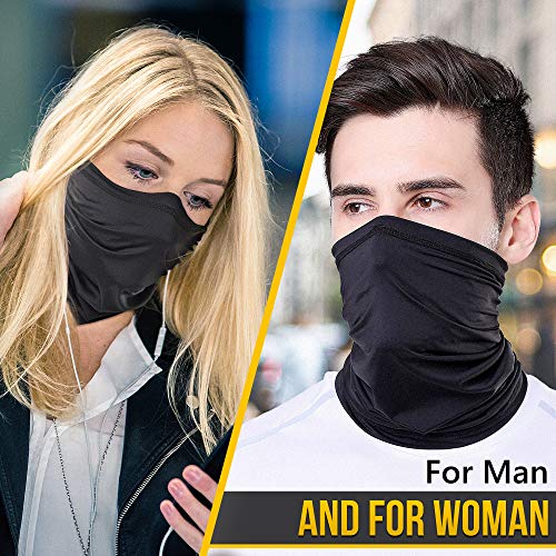 Self Pro Face Mask (3-Pack) Protection from Dust, UV & Aerosols - Reusable Washable Neck Gaiter Balaclava, Bandana Face Cover UPF50++ - Image 3