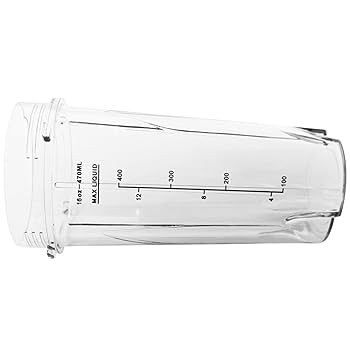 16oz Replacement Cups For Ninja NL770 BL660 QB3001SS Fit Compact Personal Blender