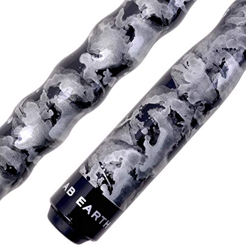 AB Earth 58″ Pool Cue/Pool Stick Ergonomic Design Hardwood Canadian Maple 13mm Tip 18-21oz Billiard Cue B1SN, Silver 21oz