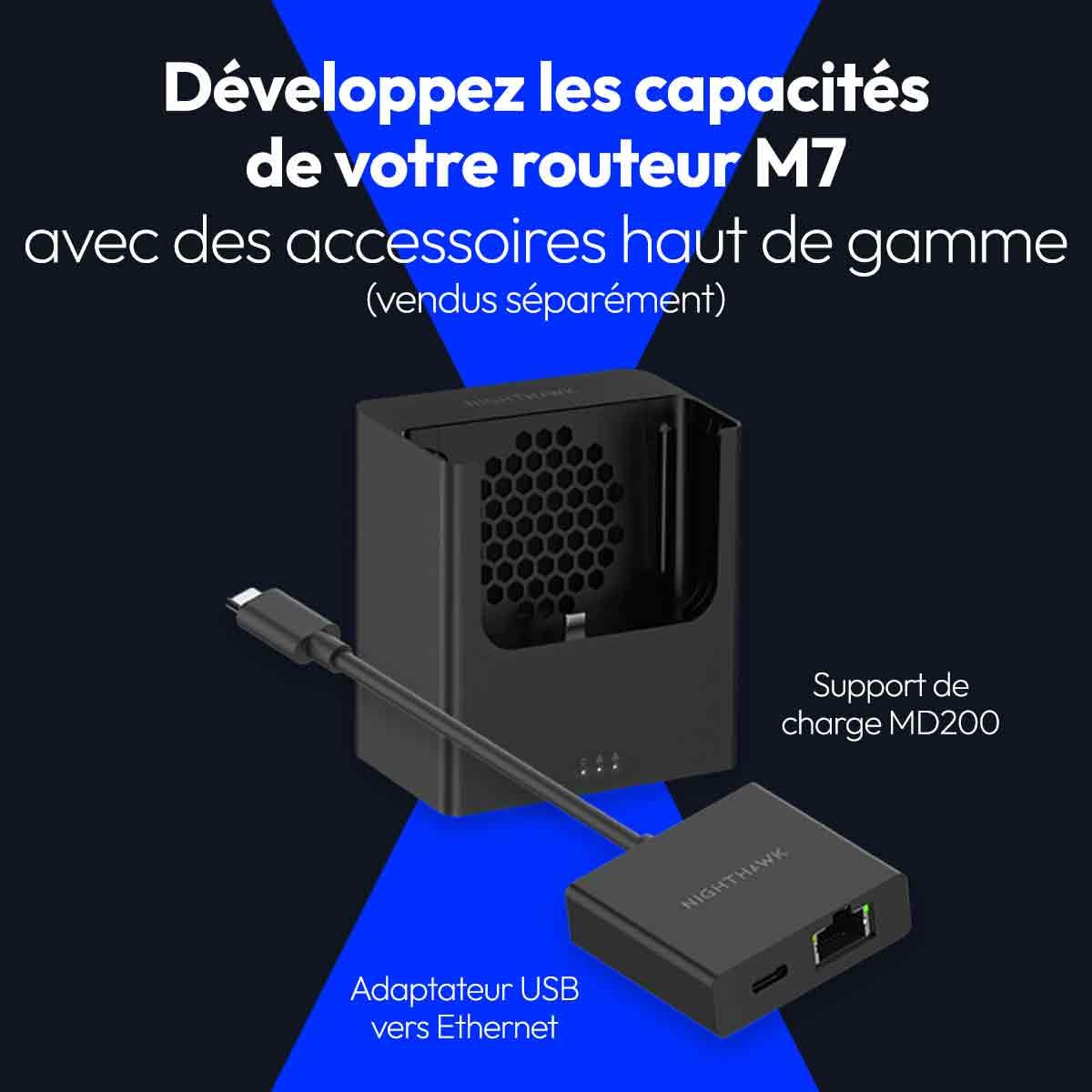 NETGEAR Nighthawk M7 MH7150 Routeur WiFi 5G Portable eSIM Hotspot débloqué 3,6 Gbit/s