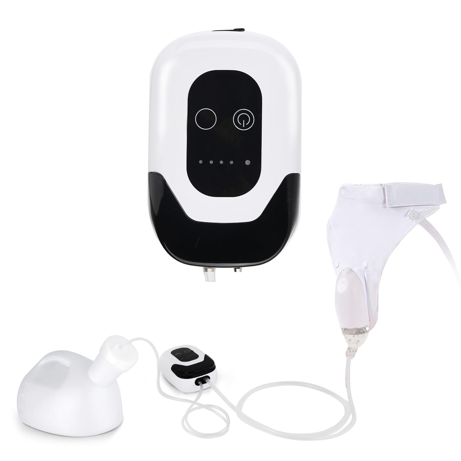 Electric Ur/inal for Men, Automatic Start-Stop Sensor, Leak-Proof Design 2000mL Capacity, Adjustable Waistband for Bedridden, Travel and Home Use HJNQ-01