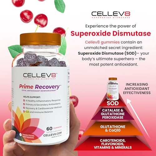 Cellev8 Superoxide Dismutase recovery-60ct Superoxide Dismutase Supplement