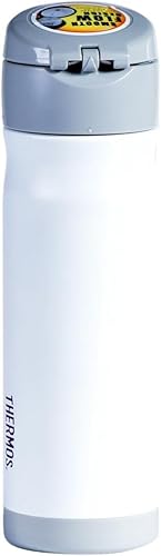 Miniatura 4 de Thermos Botella de acero inoxidable de 16 onzas para mochila Blanco