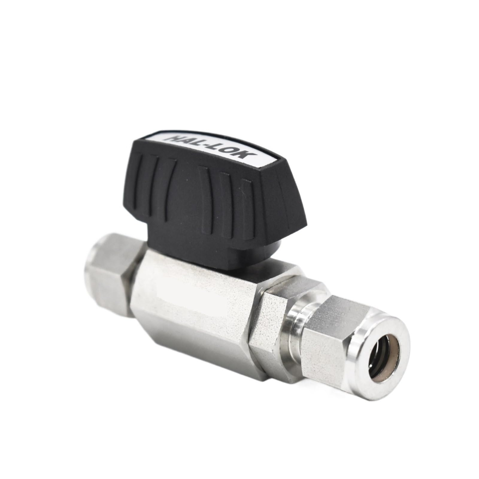 SS316L Valvola a sfera esagonale in acciaio inossidabile manuale 1000psi bidirezionale Gas Laboratorty Instrument Stop (1 cm)