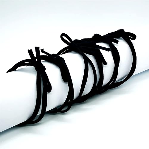 Miniatura 8 de 6 piezas de lazos trenzados de color caramelo, bandas elásticas para el cabello, cuerdas trenzadas, accesorios para el cabello para mujeres y niñas,