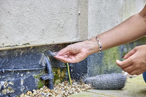 The Big Cheese® Mouse Out® Wire Wool Rodent Blocker Kit, Permanently Blocks Holes and Entry Points, Protects Cabling and Vulnerable Cavity Areas, Non-Toxic Pest Control Solution