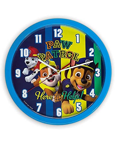 Kidslicensing Pat' Patrouille Horloge Murale décorative pour Enfant 25 cm