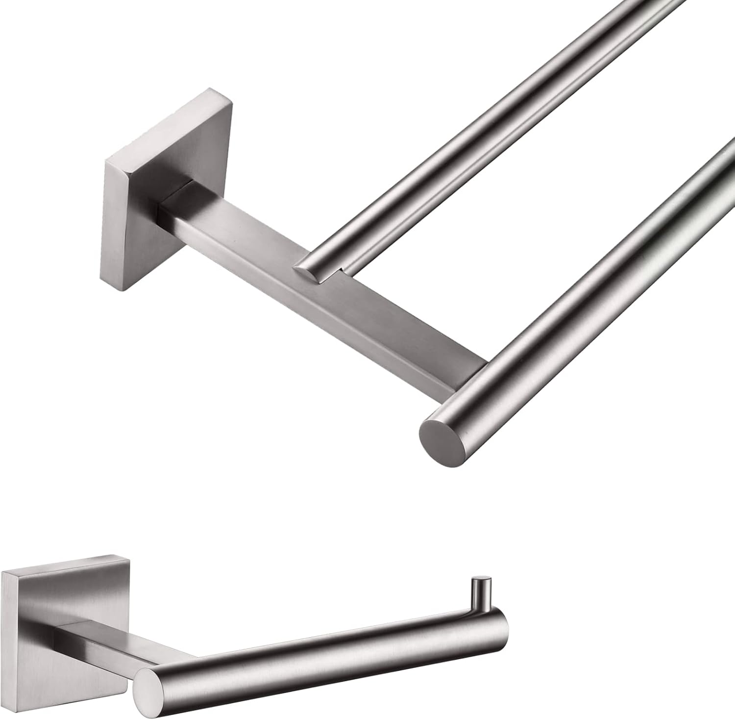 KOKOSIRI 32 Inch Double Towel Bars Bathroom Towel Rails