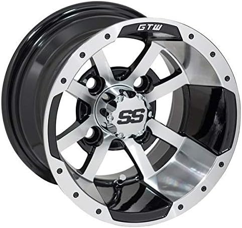 GTW Storm Trooper 10x7 rueda negra mecanizada