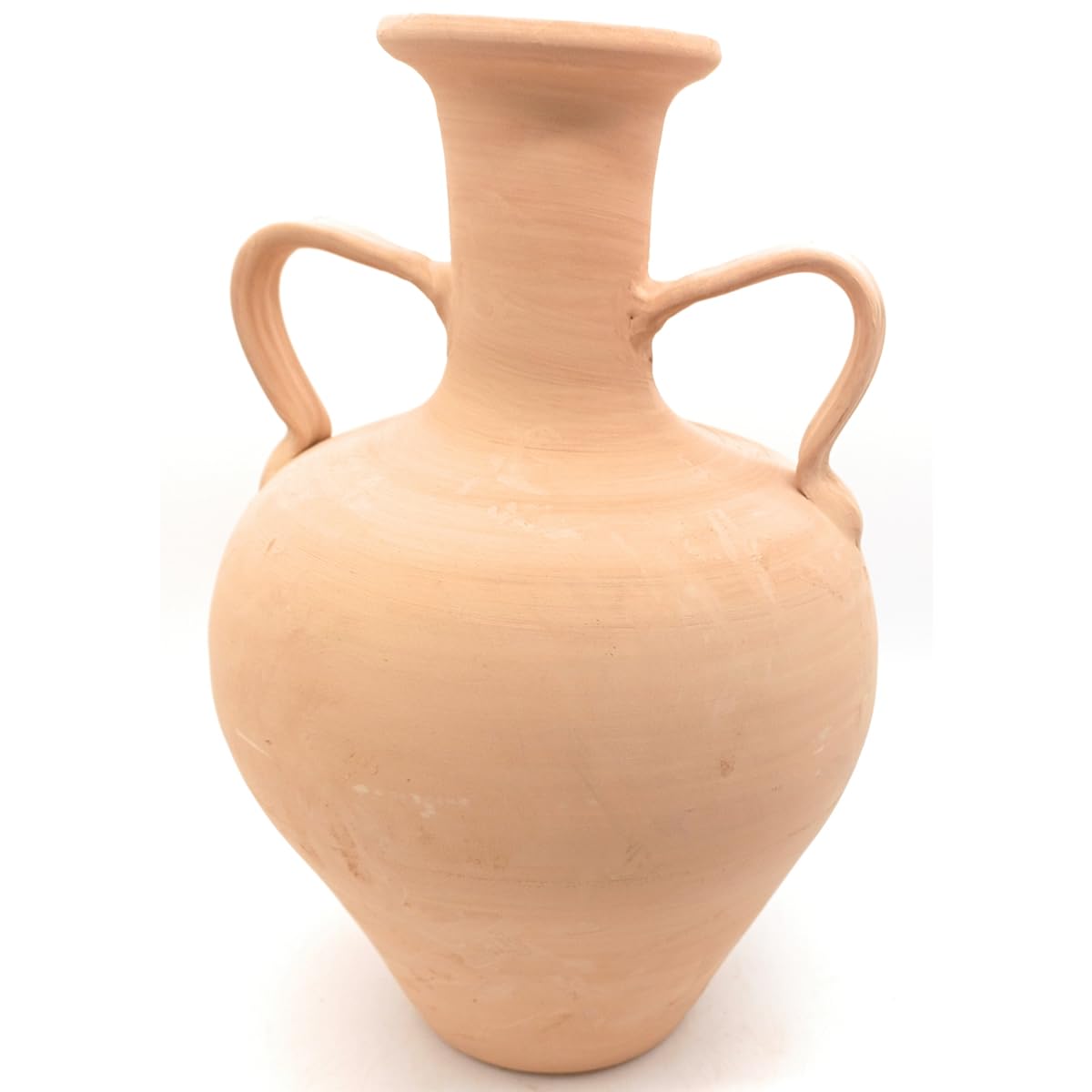 Cantaro artesanal 2 ASAS tradicional de barro NATURAL 45 x 27 cm