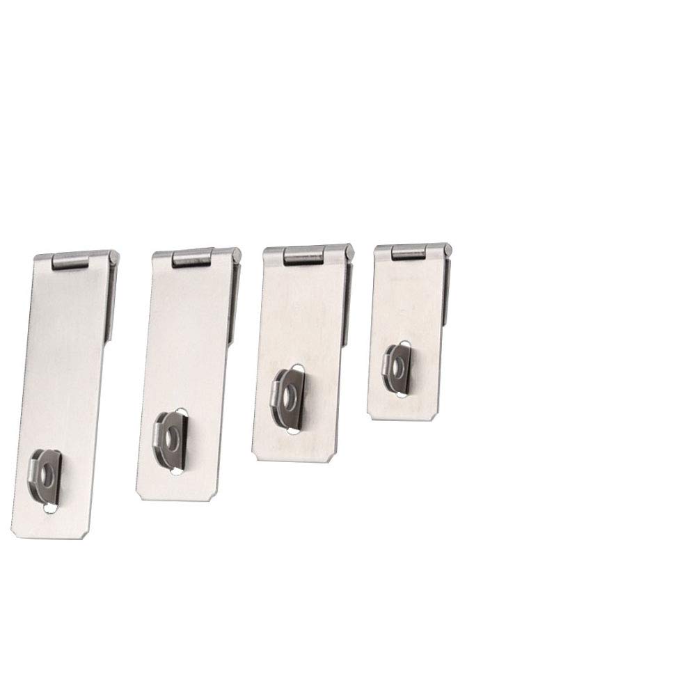 Ganci di Chiusura, 1 Pezzo 175 mm Lucchetto Graffetta Gancio di Sicurezza Chiusura for Porta Chiusura for cancello Chiusura a Scatto in Acciaio Inossidabile 304 Finitura Spazzolata