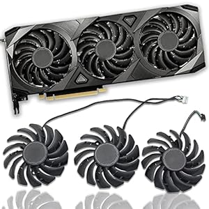 Dotodo 85 mm PLD09210B12HH 12V 0.40A Grafikkarte Kühlung Lüfter für MSI GeForce RTX 3070 3080 3090 VENTUS 3X Gaming Lüfter Ersetzen Sie Den Kühler (Grafikkartenlüfter-ABC)