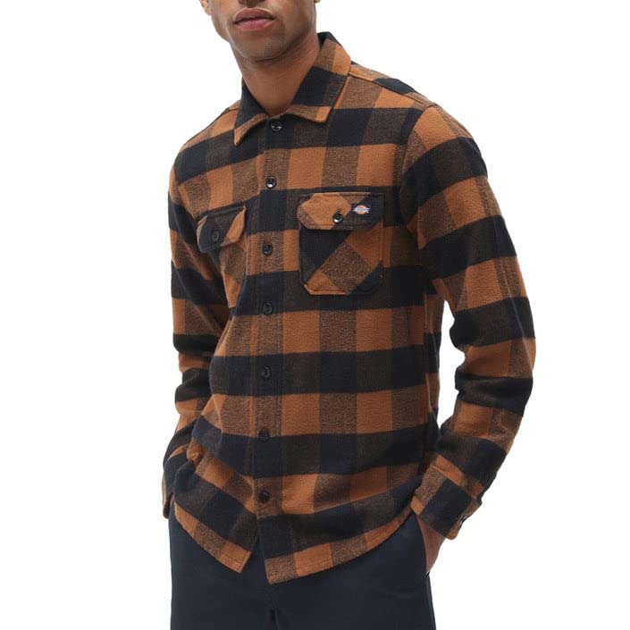 Dickies Chemise New Sacramento bd0 Brown Duck M