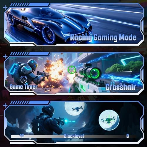 SANSUI 24 Inch Curved 160Hz Gaming Monitor,1500R Curved Gaming Monitor FHD 1080P Computer Monitor,MPRT 1ms Fast VA Display,Freesync,HDR,3000:1, HDMI2.0,DP1.4, VESA Support(ES-G24C1L HDMI Cable Incl.) — view 4