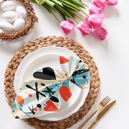Set de 6 Servilletas de Tela Multicolor 50.5x50.5 cm miniatura 4