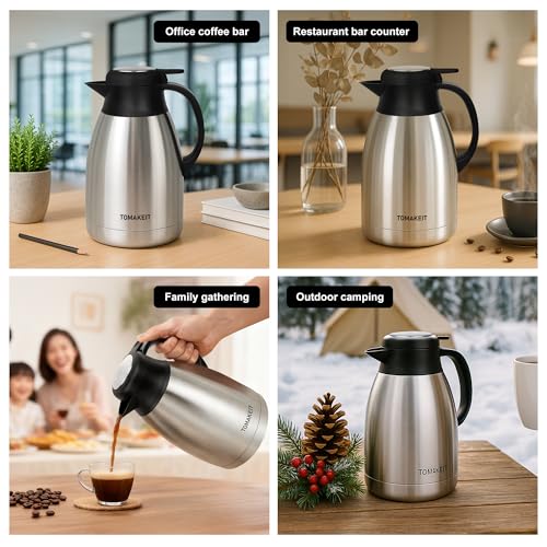 2L Stainless Steel Thermal Carafe
