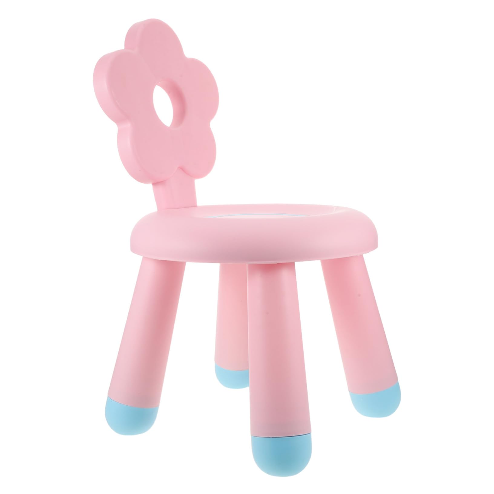 Kinderhocker aus Kunststoff, Rosa, Dicker Trittschemel für Kinder | Küchen und Duschbereich, Tragbar als Kleiner Schuhwechselhocker, Stabile Ausführung