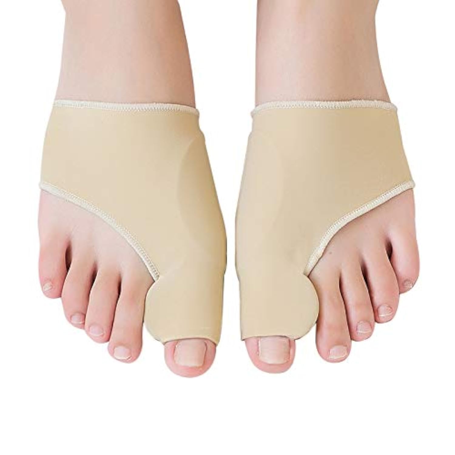 Correttore per alluce valgo, 1 paio di cuscinetti in gel di silicone