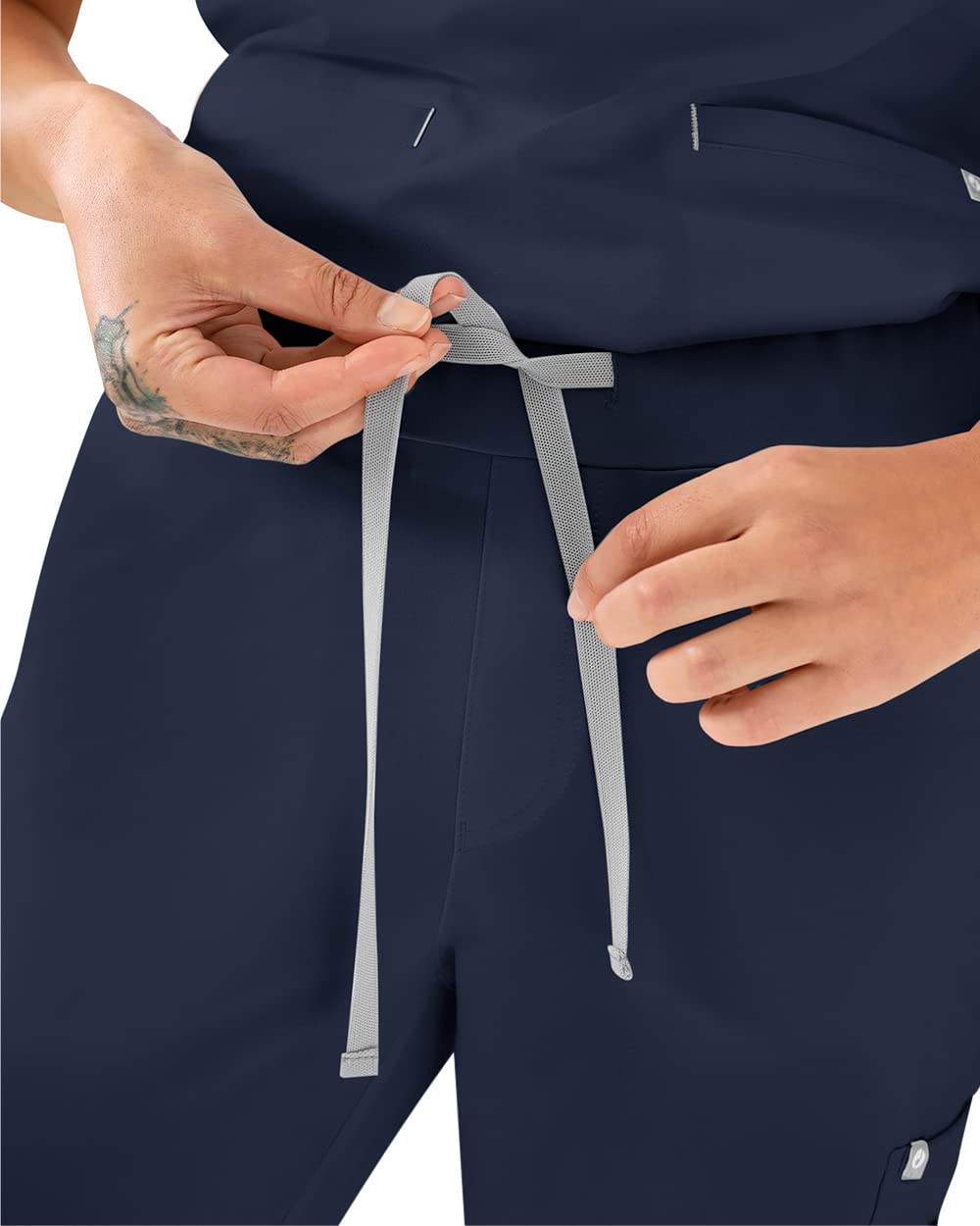 CLINIC DRESS Hose I kaere I Damen-Schlupfhose Pflegehose Arbeitskleidung I Bündchen Stretch Kurzgröße I Industriewäsche geeignet | bis 75 Grad waschbar |