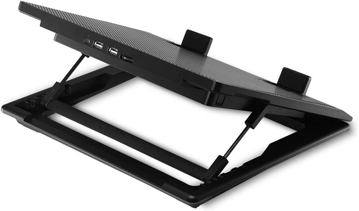 Chłodziarka Laptopa Ultra-cienka Podkładka Chłodząca Do Laptopa Regulowana 160mm Cichy Wentylator Podstawa Chłodnicy Notebooka 0-15 Cali Stojak