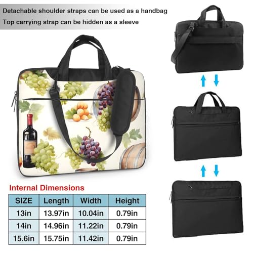 Maletín portátil impermeable para laptop 15.6 pulgadas miniatura 3