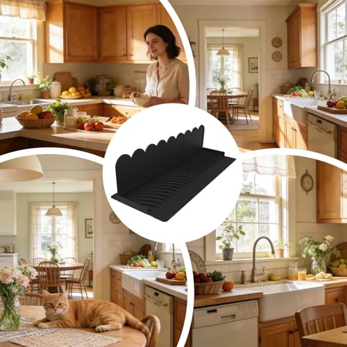Protector de salpicaduras para fregadero de cocina en apartamentos 5
