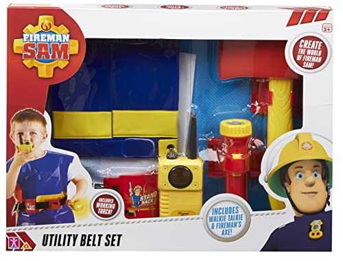 Fireman Sam Helmet with Sound, preschool toy, firefighter dress up, gift for 3-6 year old