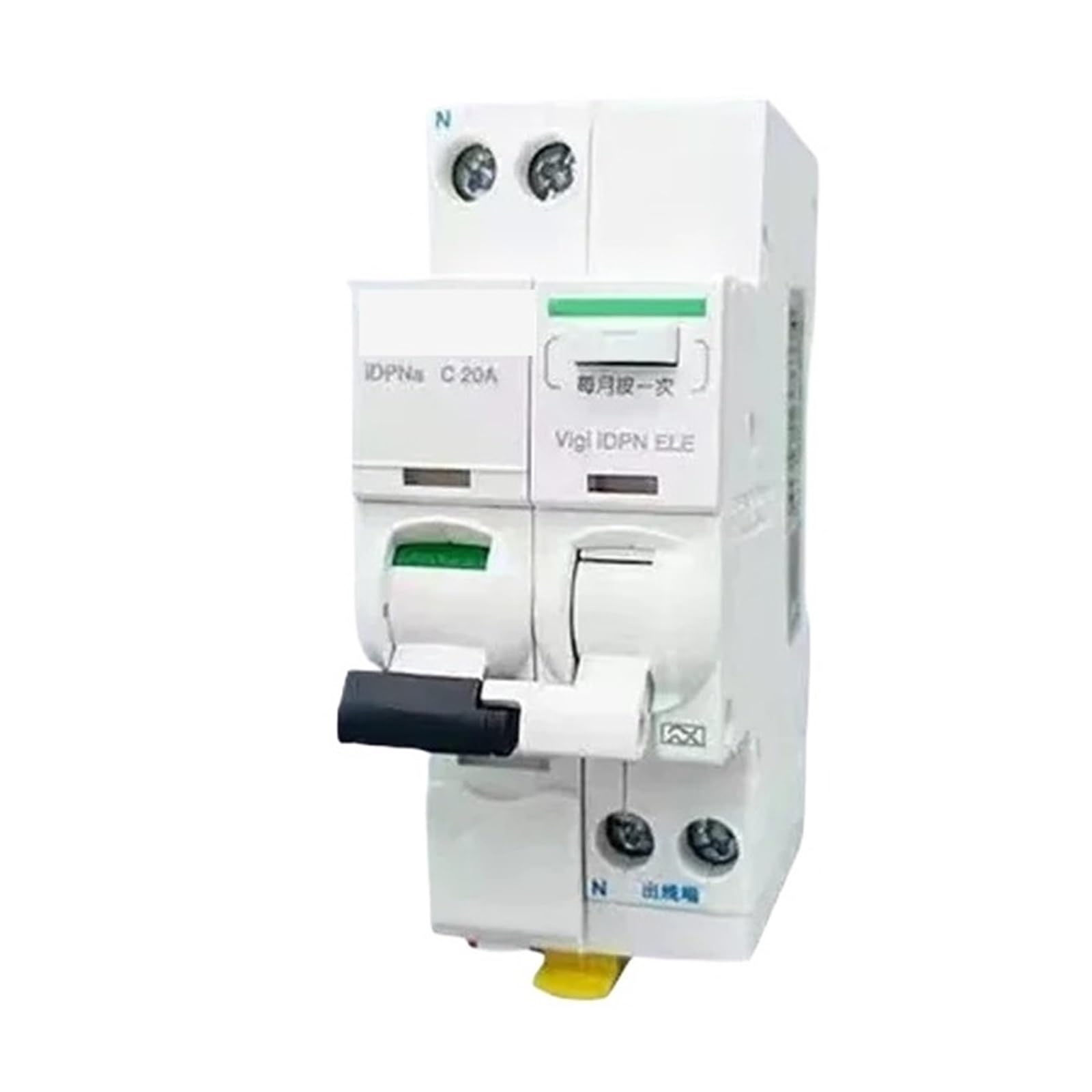 Elektryczny mini wyłącznik 1P+N z zabezpieczeniem przed wyciekiem 30 mA ELE 6A 10A 16A (25A) 1 szt