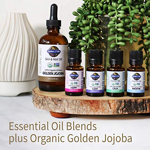 Garden Of Life Jojoba Oil 100% Organic & Pure Golden Jojoba Oil For Hair, Skin And Face - Cold Pressed Jojoba Body Oil, Massage, Or Use As A Carrier Oil For Making Lip Balms & Body Butters, 4 Fl Oz #TOP7