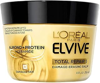 L'Oreal Paris Hair Care Elvive Total Repair 5 Damage-Erasing Balm, Almond and Protein